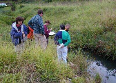 DCP Field work - On site macro-invertebrate and water quality monitoring training field days with lab ID workshops.